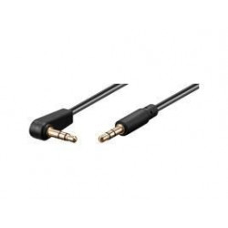 MicroConnect 3.5mm Minijack Cable 1,5m 90° Reference: AUDLL1.5A