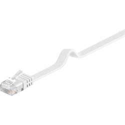 MicroConnect U/UTP CAT6 0.50M White Flat Reference: V-UTP6005W-FLAT