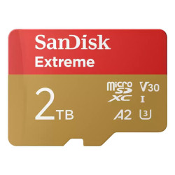 Sandisk Extreme 2 Tb Microsdxc Uhs-I Référence: W129021246