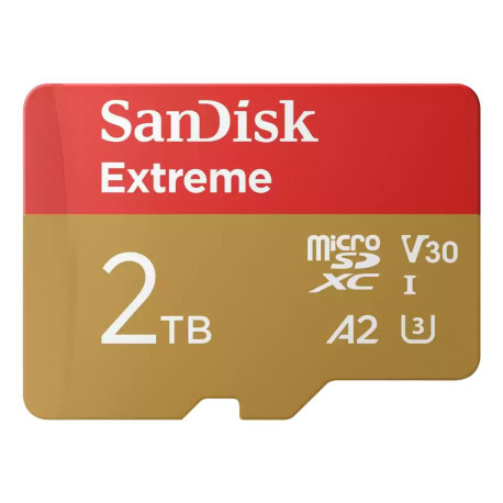 Sandisk Extreme 2 Tb Microsdxc Uhs-I Référence: W129021246