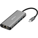 Sandberg USB-C Dock HDMI+LAN+SD+USB100W Référence: 136-18
