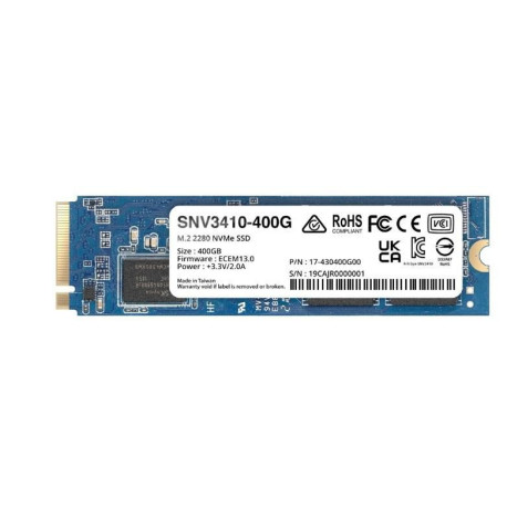 Synology NV3410 M.2 NVME SSD 400GB M.2 Référence: W126478398