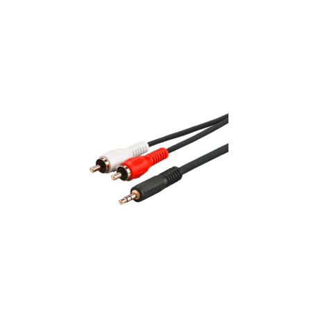 MicroConnect 3.5 mm/RCA adapter cable 1,5m Reference: AUDLC2G
