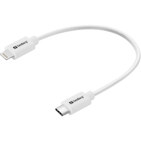 Sandberg USB-C PD to Lightning MFI 0.2M Référence: 136-71