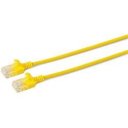 MicroConnect U/UTP CAT6 5M Yellow Slim, Reference: W125626484
