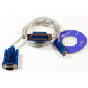 MicroConnect USB A - Serial DB9 M-M 1,8m Reference: USBADB25