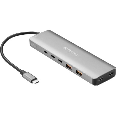 Sandberg USB-C to 5 x USB-C + 2 x Référence: 136-79