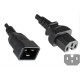 MicroConnect Power Cord C20 - C15 1.8m Reference: PE152018