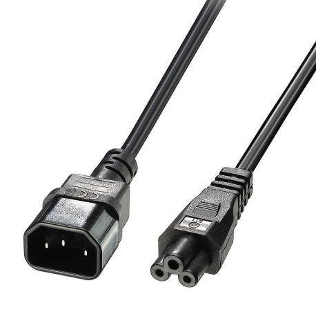 Lindy 3m C5 to C14 Mains Cable, Référence: W128456587