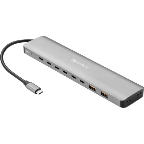 Sandberg USB-C to 8 x USB-C + 2xUSB-A Référence: 136-80