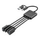 Sandberg USB-C/A to 2A+2C Splitter Référence: 136-81