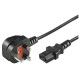MicroConnect Power Cord UK Type G - C13 2M Reference: PE090420