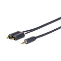 Vivolink 3.5MM - 2 X RCA M-M Reference: PROMJRCA12