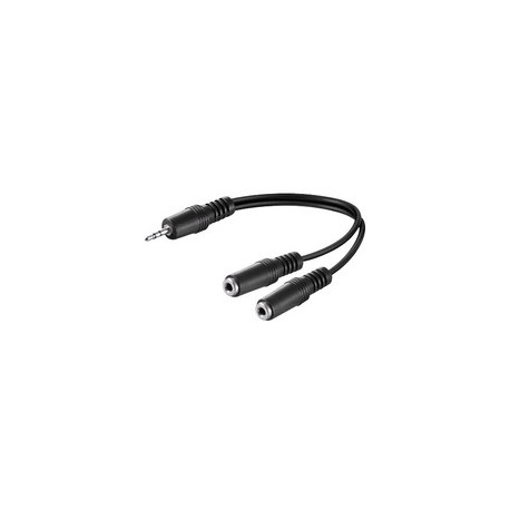 MicroConnect 3.5 mm audio Y cable adapter Reference: AUDLR02