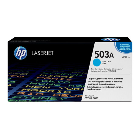 HP Toner Cyan Référence: Q7581A