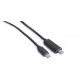 MicroConnect USB - C to Mini DP 3m, Black Ref: USB3.1CMDP3