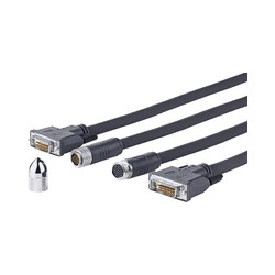 Vivolink Pro DVI-D Cross Wall cable 10M Ref: PRODVICW10