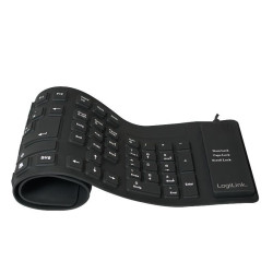 LogiLink Keyboard flexibel, black, Référence: ID0019A