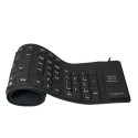 LogiLink Keyboard flexibel, black, Référence: ID0019A