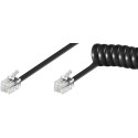 MicroConnect Handset cable, RJ10-RJ10 2m Reference: MPK10200