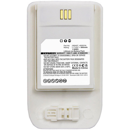 CoreParts Battery 2.96Wh Li-ion 3.7V Reference: W128167978