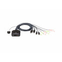 Aten CS22DP 2-Port Cable KVM Switch Référence: CS22DP-AT