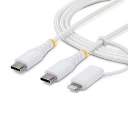 StarTech.com 2M (6Ft) 2-In-1 Rugged Usb-C Référence: W129351730