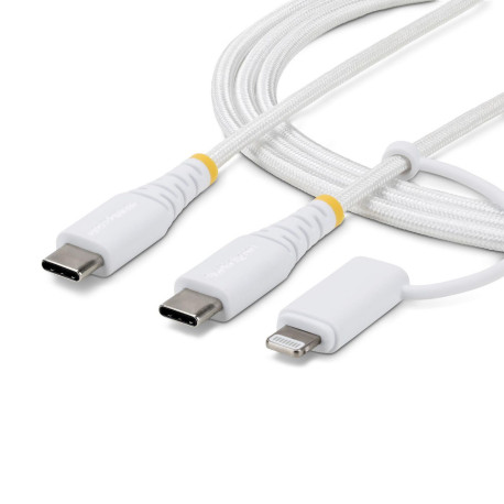 StarTech.com 2M (6Ft) 2-In-1 Rugged Usb-C Référence: W129351730
