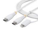 StarTech.com 2M (6Ft) 2-In-1 Rugged Usb-C Référence: W129351730