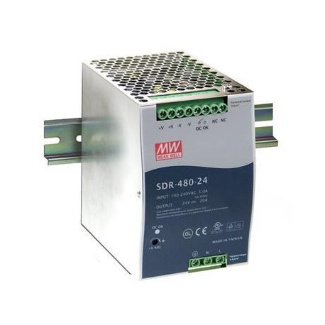 Mean Well Power Adapter/Inverter 480 W Référence: W128560074