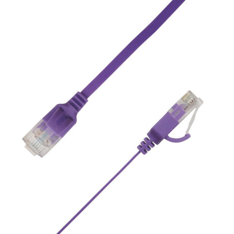 LinkIT Flat U/UTP Cat6A Purple 2m Référence: W129379951