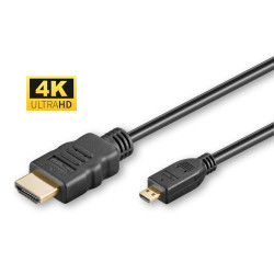 MicroConnect HDMI 1.4 A-D cable, 2m Référence: W127034646