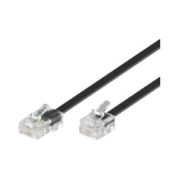 MicroConnect RJ11-RJ45 15M M/M Black Reference: MPK463S