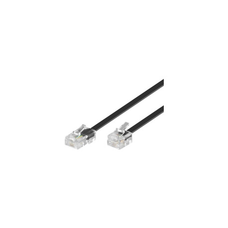 MicroConnect RJ11-RJ45 15M M/M Black Reference: MPK463S