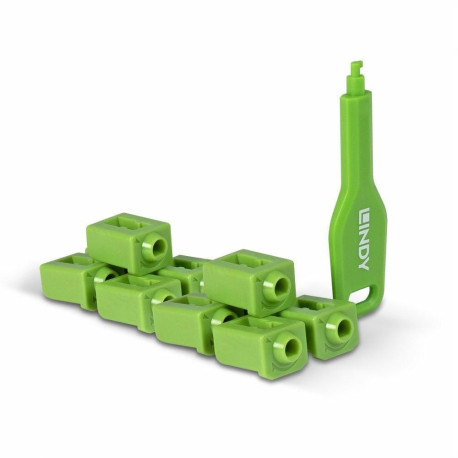 Lindy SFP Port Locks Green, x 10 + Référence: W128912001