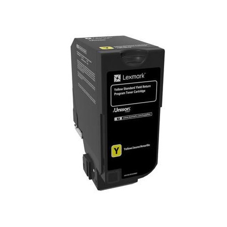 Lexmark RETURN-TONER CARTRIDGE YELLOW Reference: W126474812