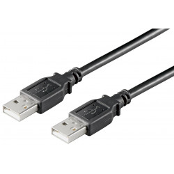 MicroConnect USB2.0 A-A 5m M-M, Black Reference: USBAA5B