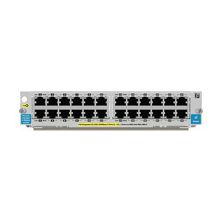 Hewlett Packard Enterprise 24-port Gig-T PoE+ v2 zl Modul Reference: RP001235723 