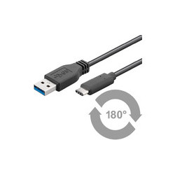 MicroConnect USB3.1 C - USB3.0 A 0.5m M-M Reference: W125787801