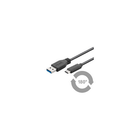 MicroConnect USB3.1 C - USB3.0 A 0.5m M-M Reference: W125787801