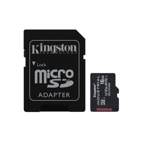 Kingston 16GB microSDHC Industrial C10 Référence: W126824399