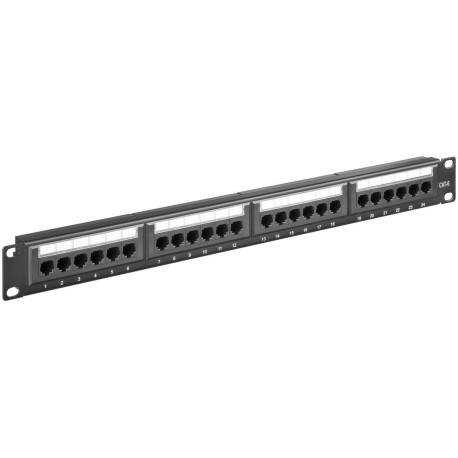MicroConnect CAT6 24 port 19 Patch Panel, Reference: PP-013