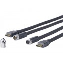 Vivolink Pro HDMI Cross Wall cable 10M Ref: PROHDMICW10