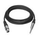 Vivolink XLR M to jack cable 5 m Black Ref: PROAUDXLRJACK5