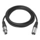 Vivolink XLR M/F cable 20 m Black Ref: PROAUDXLRMF20