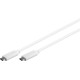 MicroConnect USB-C Gen2 cable, white. 2m Référence: W129144738