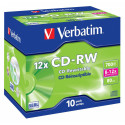 Verbatim CD-RW DataLifePlus 8-12X 700MB Référence: 43148