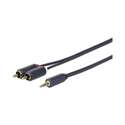 Vivolink 3.5MM - 2 X RCA M-M 25 Meter Ref: PROMJRCA25