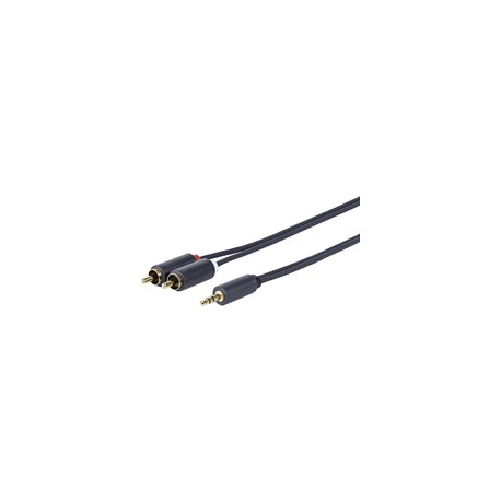 Vivolink 3.5MM - 2 X RCA M-M 25 Meter Ref: PROMJRCA25