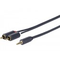 Vivolink 3.5MM - 2 X RCA M-M 25 Meter Ref: PROMJRCA25